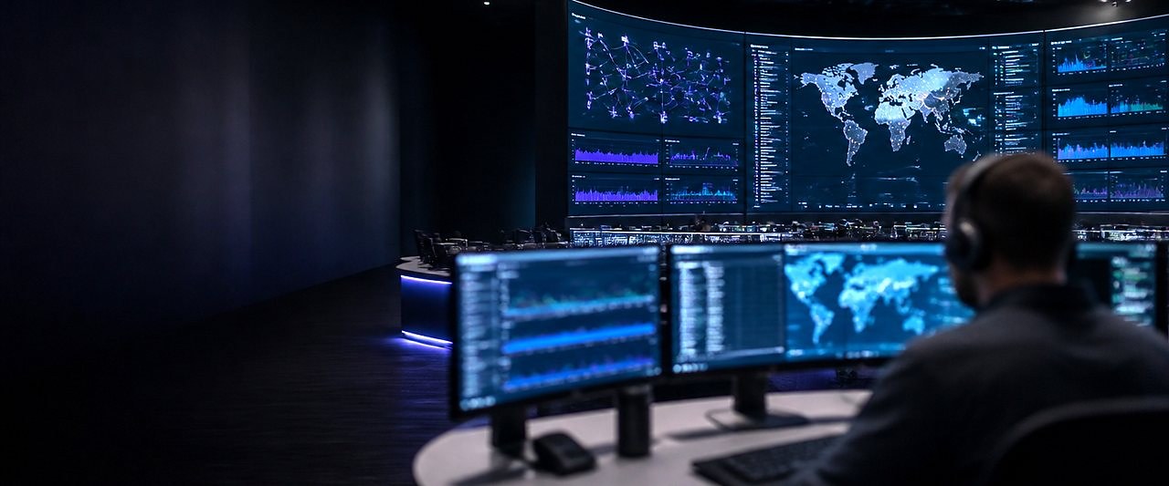 Mesa de servicio de TI atendiendo monitoreo de infraestructura